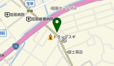 笹岡電気商会の地図画像