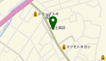 すし玄指扇店の地図画像