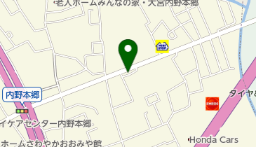 ラ、リーヴ内野本郷店の地図画像