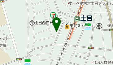 学朋館ゼミ 土呂教室の地図画像