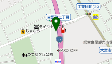 株式会社デリカシェフ大宮工場の地図画像