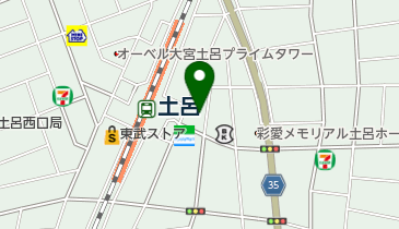 読売センター土呂の地図画像