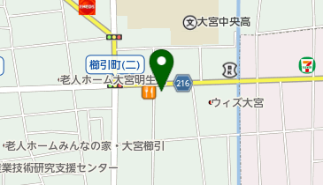 美容室mugiの地図画像