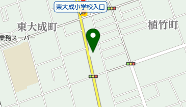 メガネの横田東大成店の地図画像