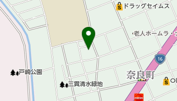 ホシナ理容室の地図画像