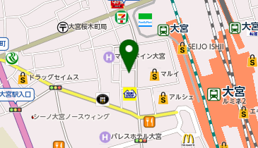 桜木治療院グッと楽の地図画像