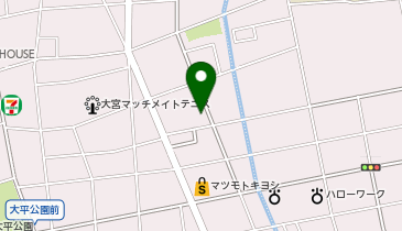 櫛引一丁目自治会館の地図画像