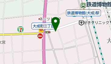 京都屋クリーニング店の地図画像