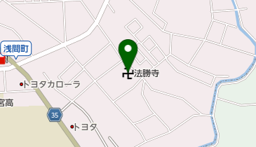 法勝寺の地図画像