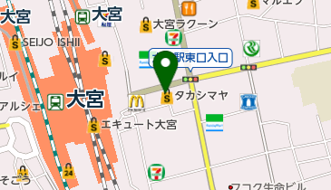 美濃吉大宮高島屋店の地図画像