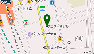 富国生命保険相互会社 埼玉支社の地図画像