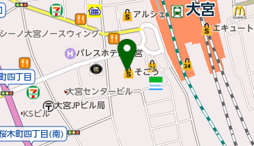 アンテノール大宮そごう店の地図画像