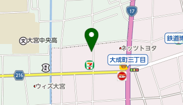 理容ポーラーの地図画像