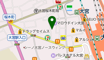 K-DININGBARとんがらしの地図画像
