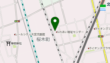 さいたま市役所 大宮ふれあい福祉センターの地図画像