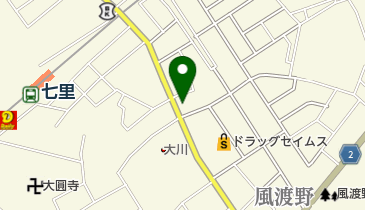 マツザワデンキの地図画像