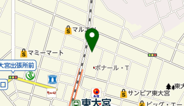 日本キリスト教団東大宮教会の地図画像