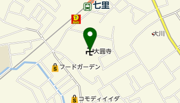 大圓寺の地図画像