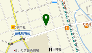 白川池坊いけ花教室の地図画像