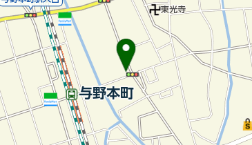 薔薇のアーミーヘアーブティックの地図画像