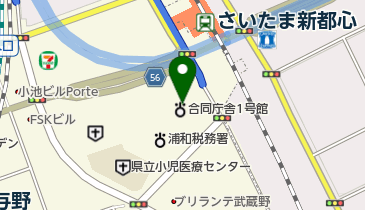 人事院関東事務局 総務課の地図画像