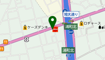 東海繊維浦和店の地図画像