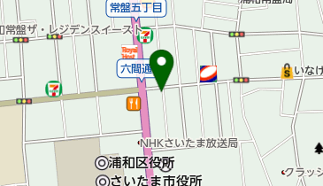 明治おいしい牛乳宅配サービスの地図画像