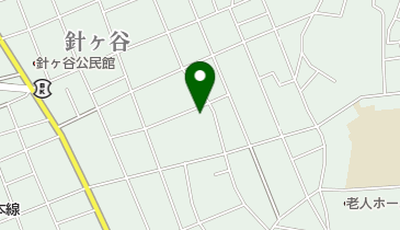上野クリーニング店の地図画像