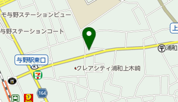 パスタイム与野店の地図画像