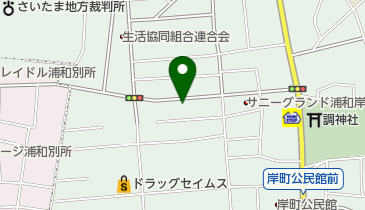 ペットサロンハートの地図画像