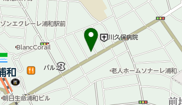 理容うらわの地図画像