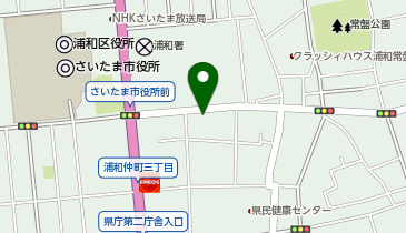 ピザハット 浦和店の地図画像