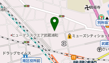 グリーンベア武蔵浦和校の地図画像