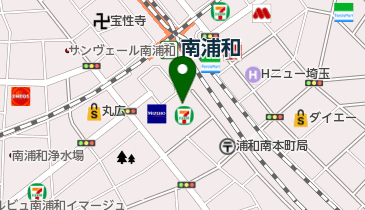 コレクション美容室南浦和店の地図画像