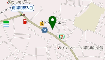 二木ゴルフ 南浦和店の地図画像