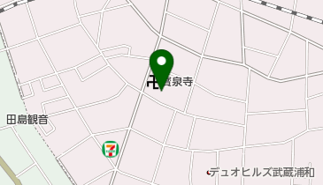 宝泉寺の地図画像