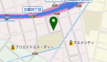 月の友の会向後会員店の地図画像