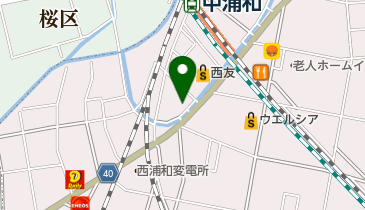 エコー美容室の地図画像