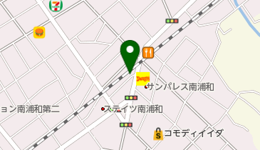 ワンだ風呂浦和店の地図画像