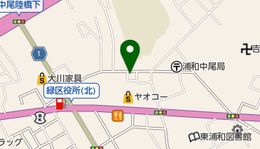 ヘアーサロンNANAの地図画像