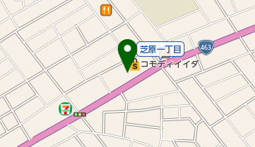 菊水舎 コモディイイダ芝原店の地図画像