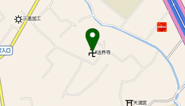 法界寺墓苑・浄土宗の地図画像