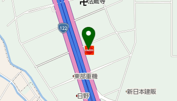 有限会社新徳石油の地図画像