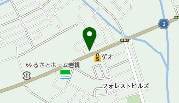 高山クリーニング店の地図画像