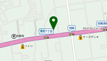 万代書店岩槻店の地図画像