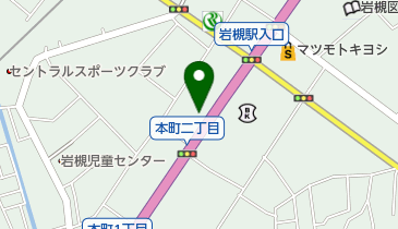 金井屋呉服店の地図画像