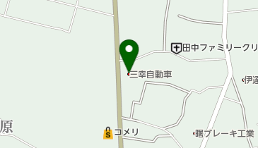 株式会社三幸自動車の地図画像