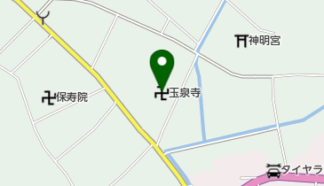 玉泉寺の地図画像
