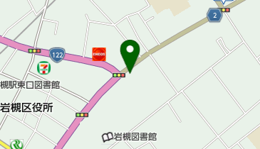 飯山青果店の地図画像