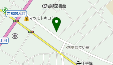 新井硝子店の地図画像